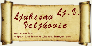 Ljubisav Veljković vizit kartica